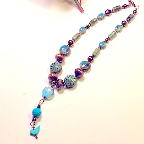 Handmade “The New Bird” Statement Necklace - Picture 6 of 8